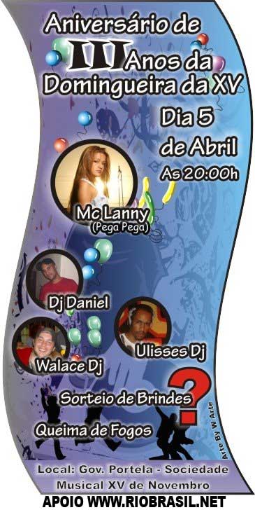 ANIVERS�RIO DE 3 ANOS DA DOMINGUEIRA DA 