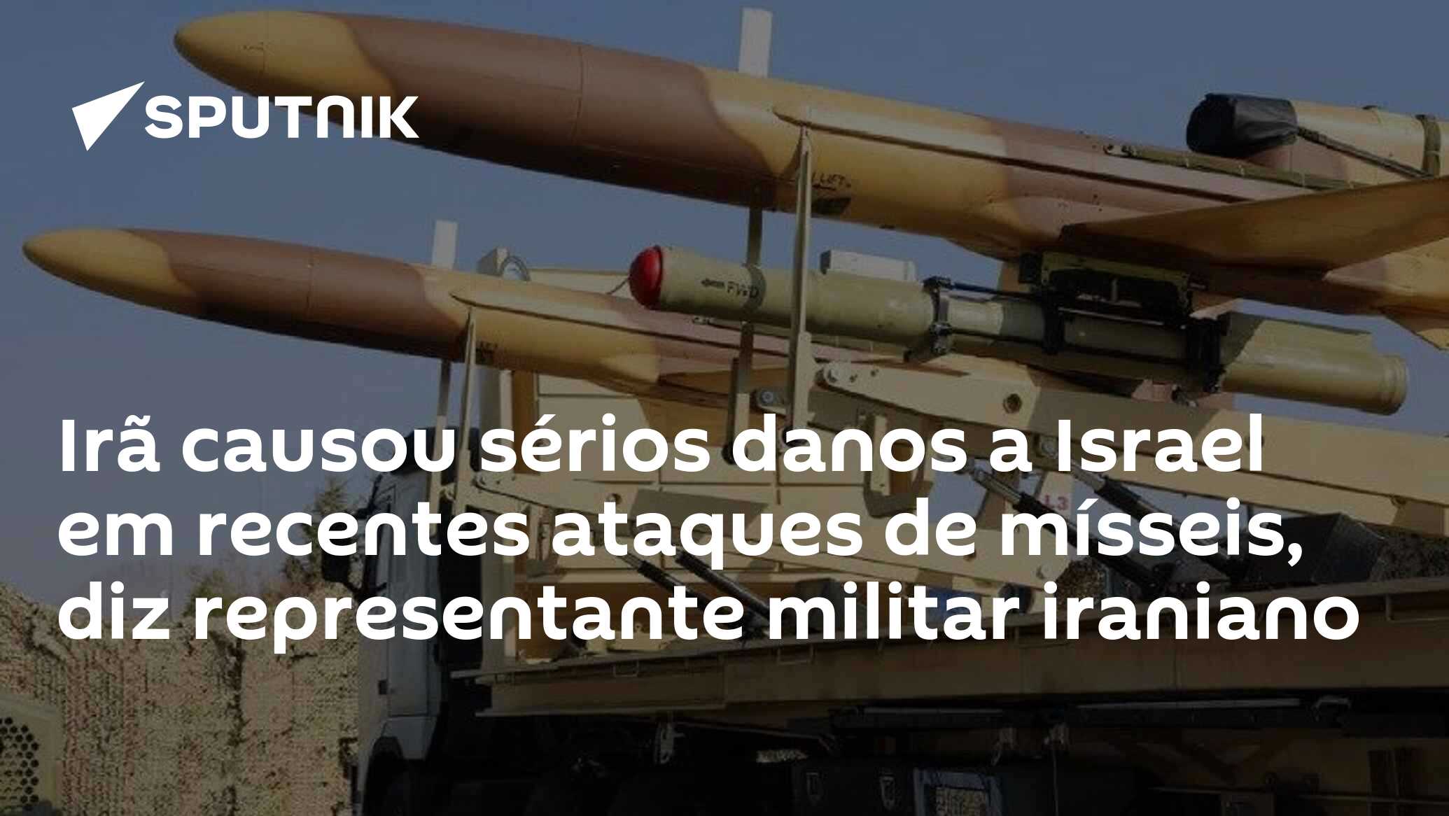 Ir� causou s�rios danos a Israel em recentes ataques de m�sseis, diz representante militar iraniano