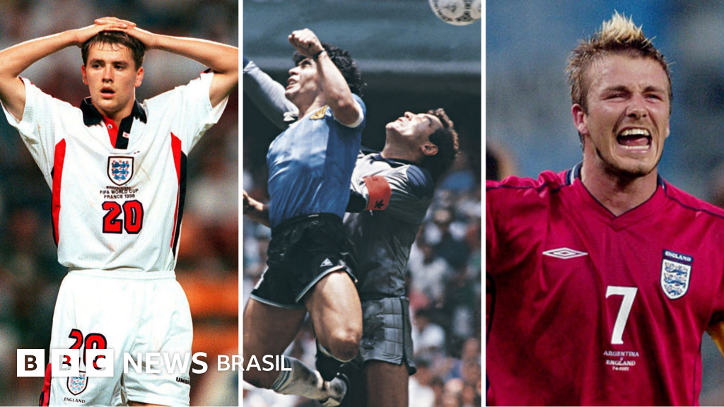 Malvinas, 'm�o de Deus' de Maradona, e Beckham: a rivalidade hist�rica entre Argentina e Inglaterra