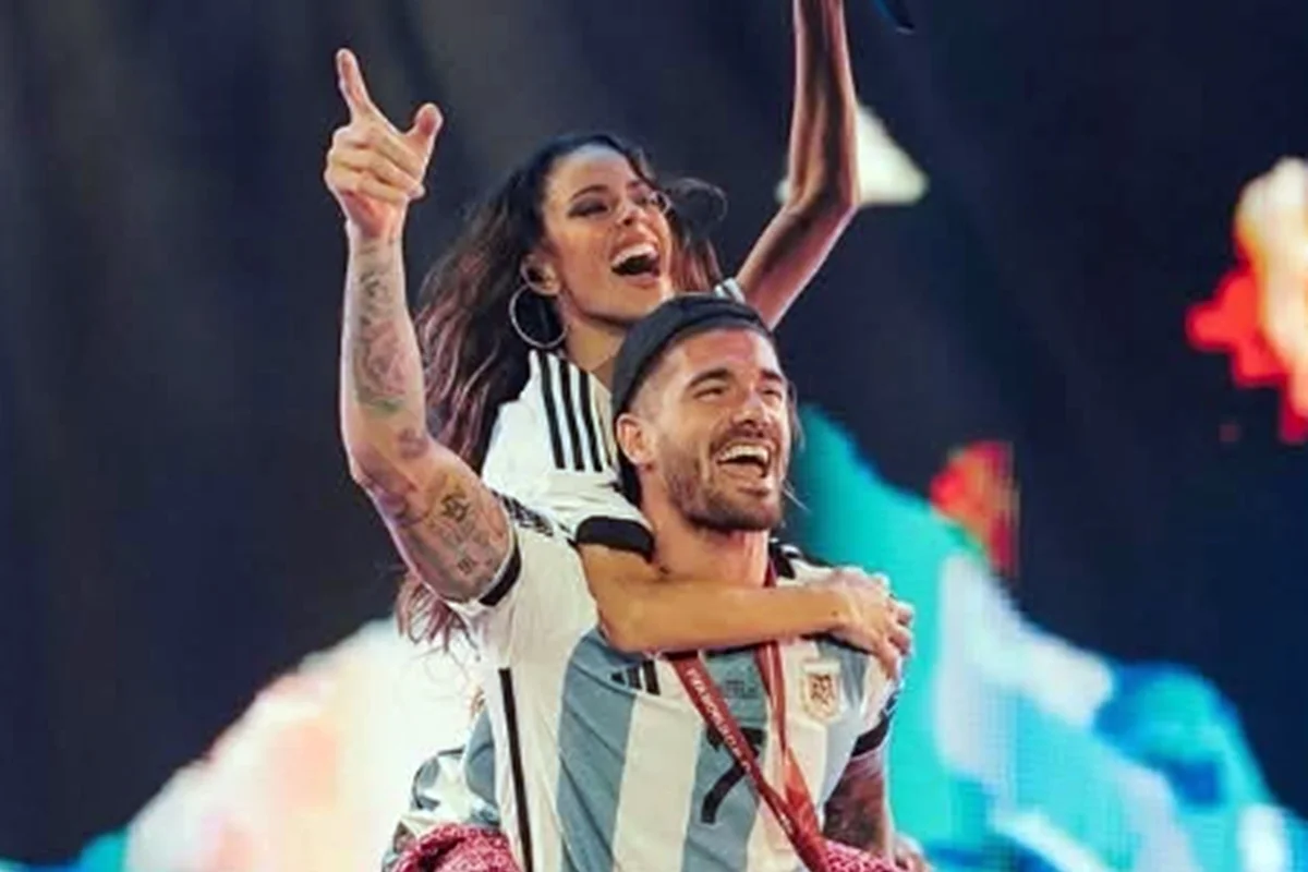 Rodrigo De Paul, da Argentina, marca data para casar com Tini Stoessel