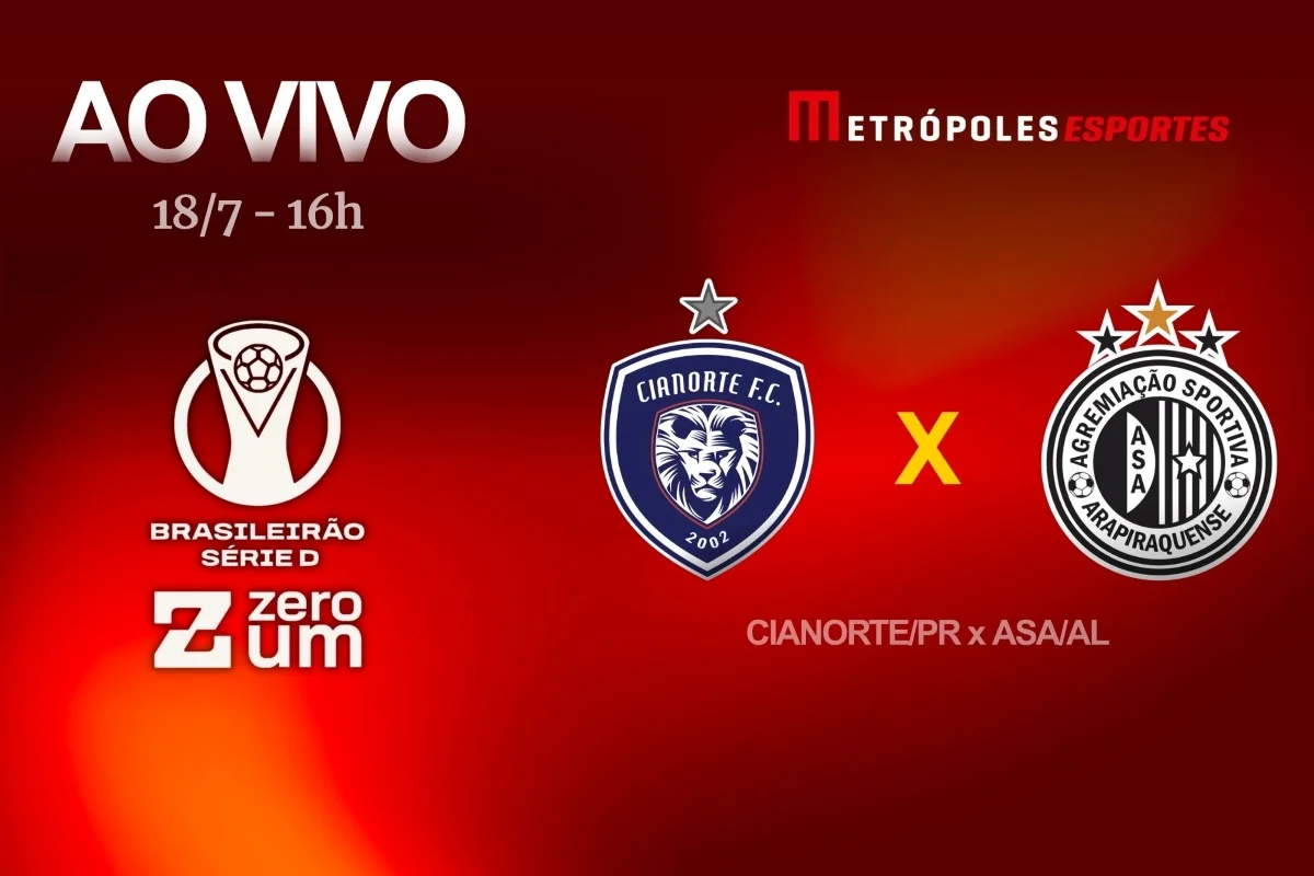 S�rie D ZeroUm: Metr�poles transmite Cianorte-PR x ASA-AL ao vivo