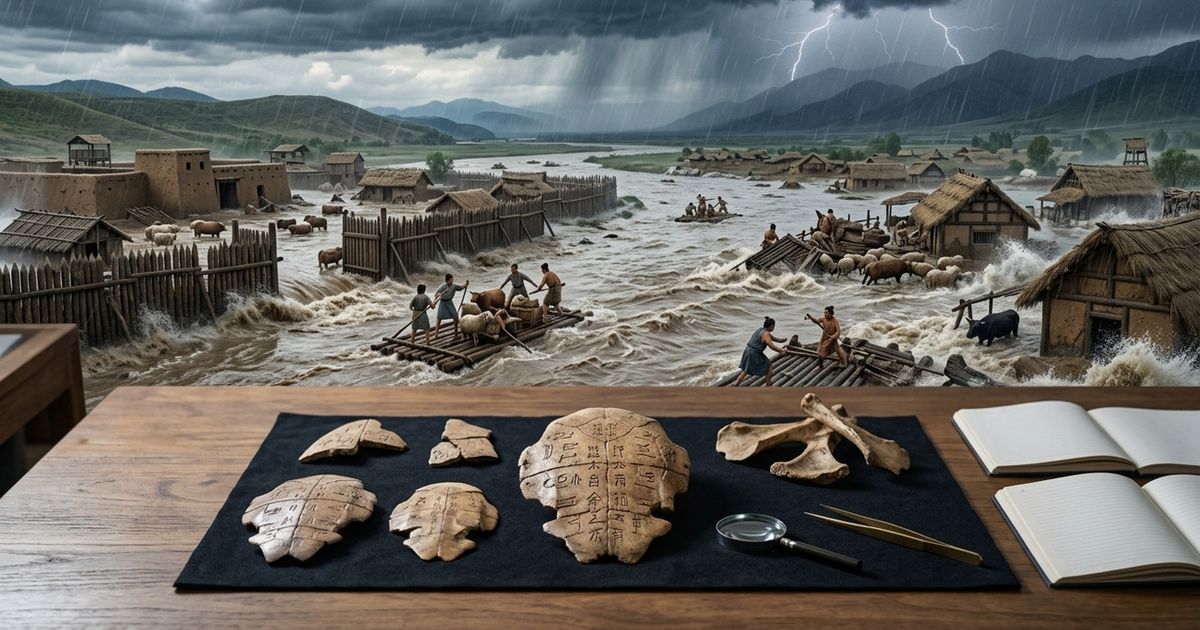 Cientistas analisaram 55 mil ossos de or�culo e encontraram sinais de desastres clim�ticos que abalaram a China h� 3 mil anos