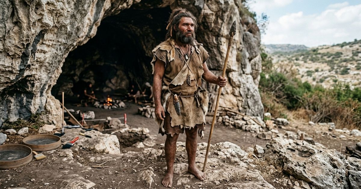 Cientistas examinaram o rosto de um homem morto h� 100 mil anos e encontraram o primeiro sinal de viol�ncia entre humanos