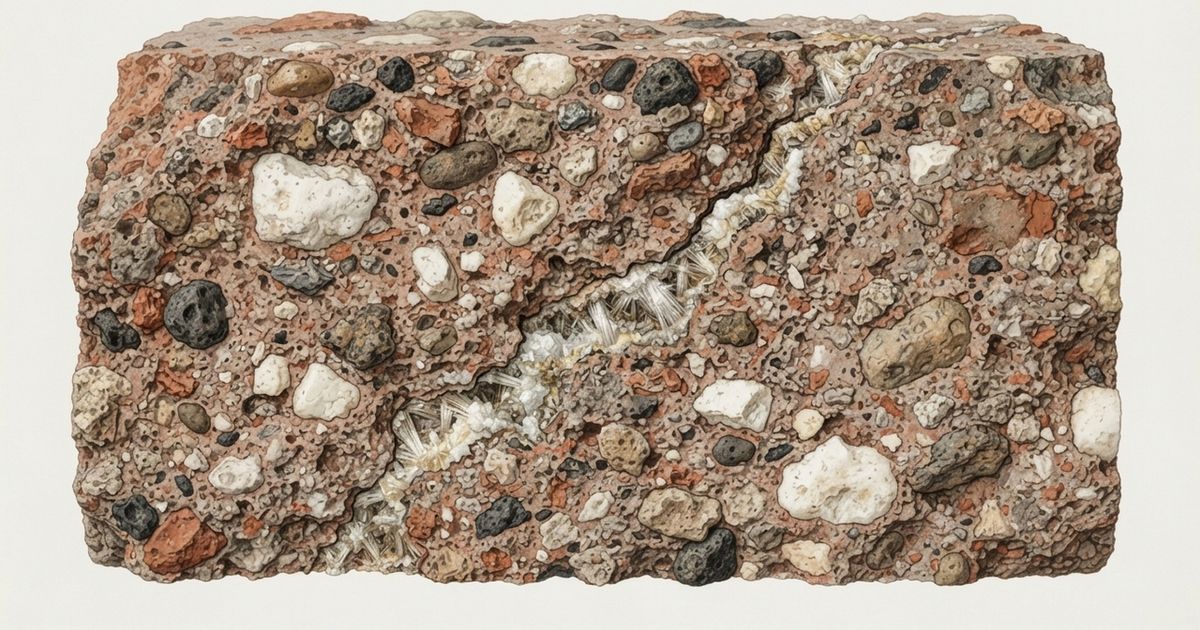Concreto romano: descoberta sobre ?clastos de cal? muda teoria sobre a durabilidade milenar das constru��es antigas