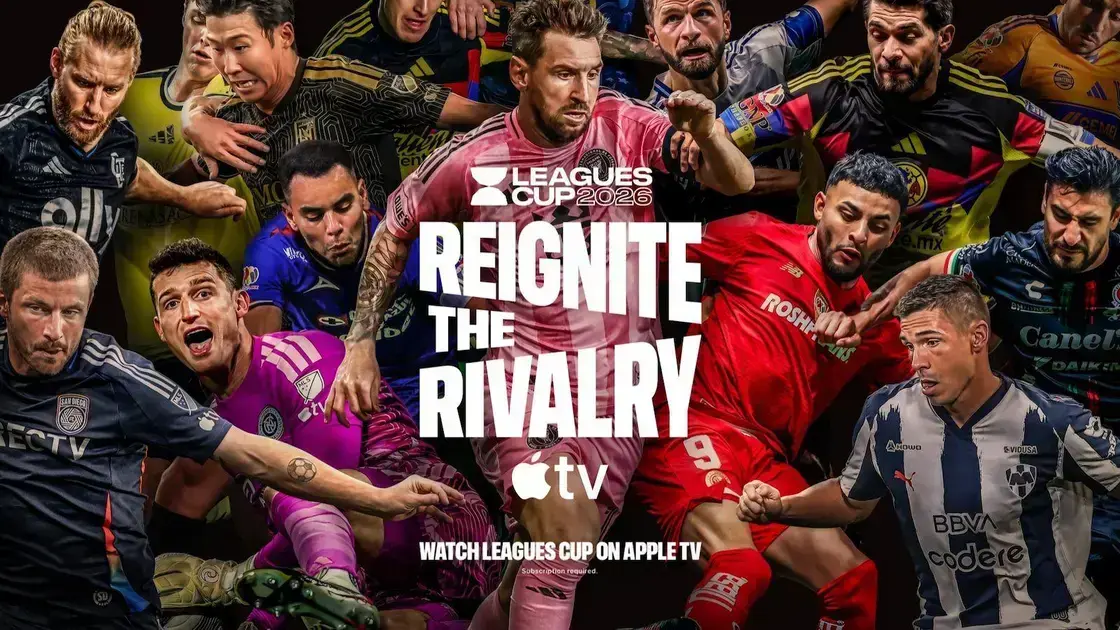 Leagues Cup 2026 come�a na Apple TV: assista 62 jogos gratuitamente