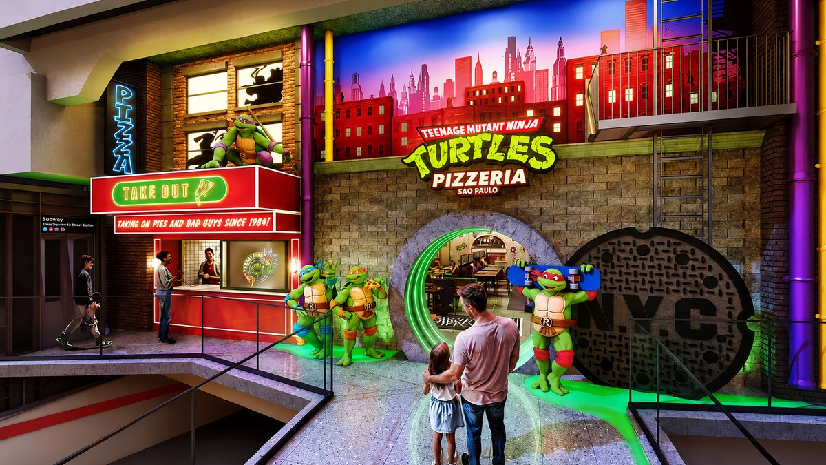 Pizzaria oficial das Tartarugas Ninja abre na Avenida Paulista
