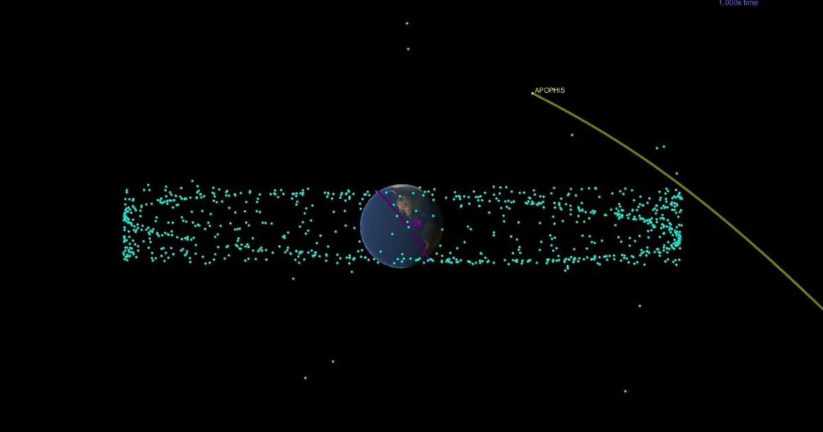 Asteroide com nome de ?Deus do Caos? que passar� pela Terra em 2029 pode colidir com lixo espacial, dizem cientistas