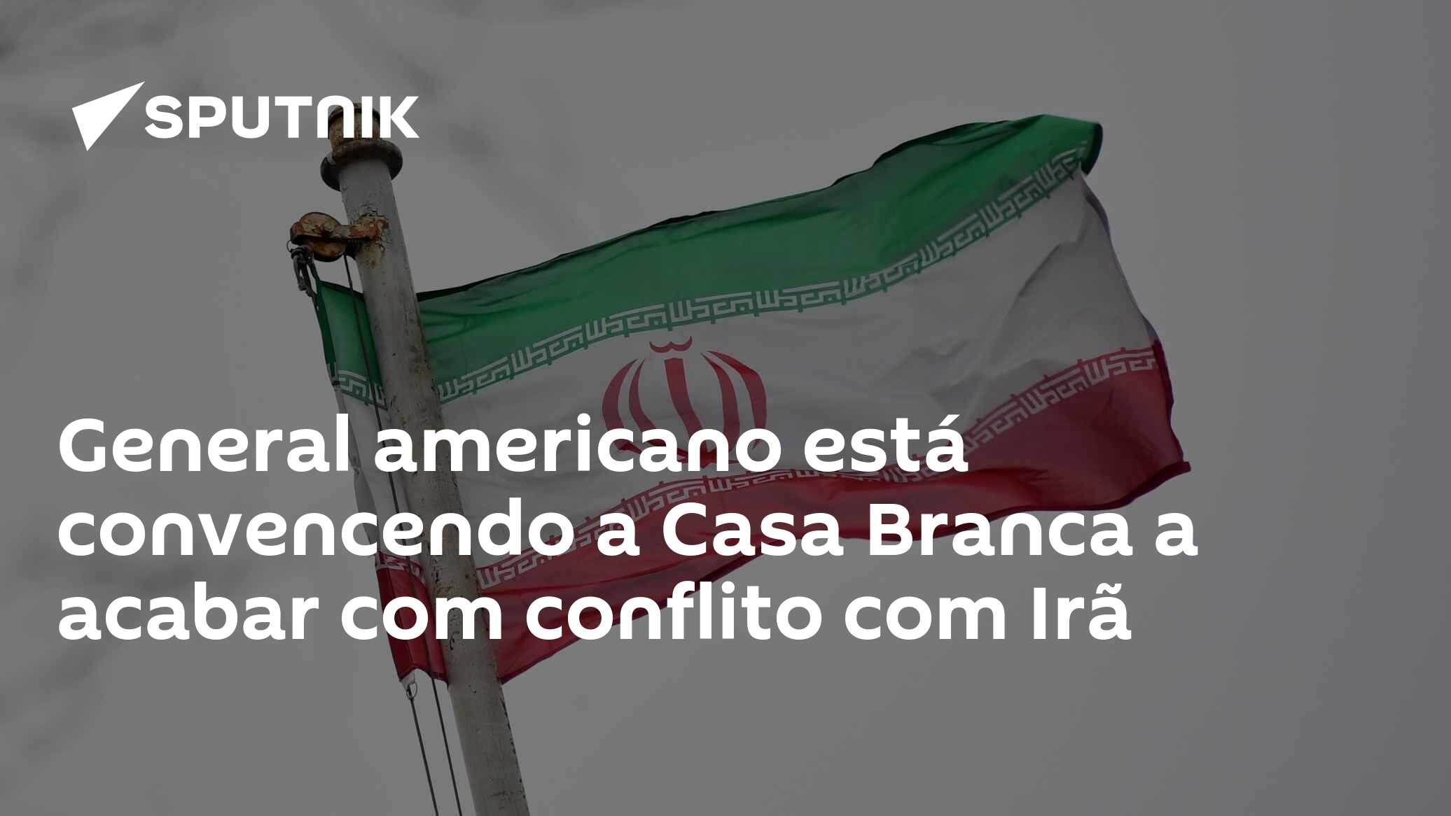 General americano est� convencendo a Casa Branca a acabar com conflito com Ir�
