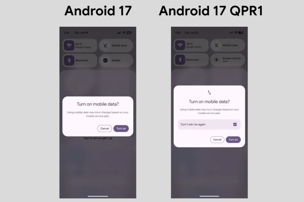 Android 17 QPR1 traz melhorias em multitarefa, m�dia e bem-estar digital