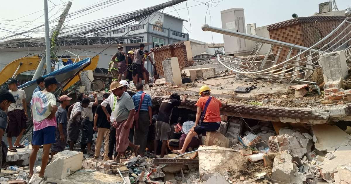 Nmero de mortos em terremoto em Mianmar chega a 1.700