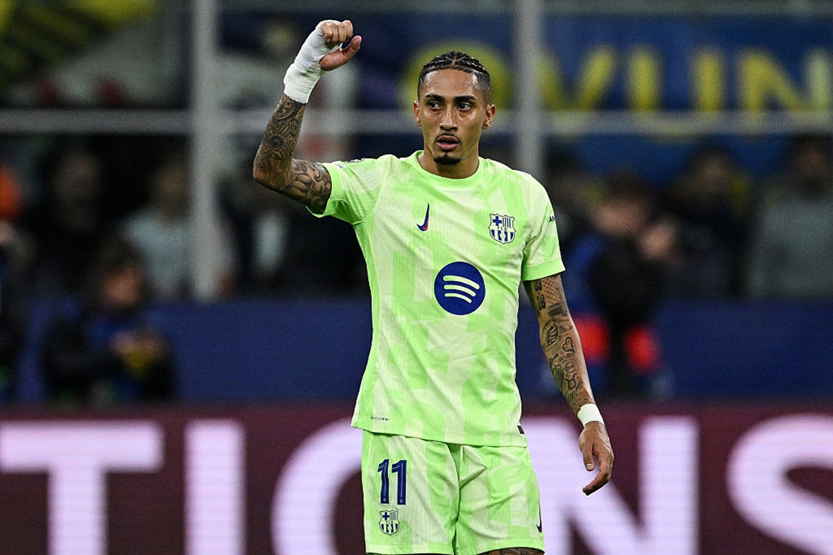 Raphinha atinge marca histrica na Champions League. Saiba qual