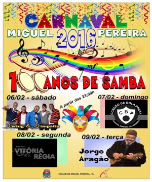 CARNAVAL MIGUEL PEREIRA - BANDA VIT�RIA R�GIA - SEGUNDA