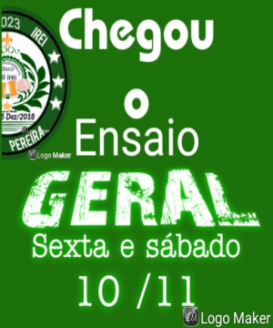 Ensaio Geral bloco Fui Irei | Sexta Feira