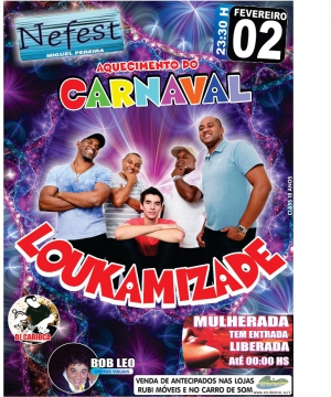 AQUECIMENTO DO CARNAVAL  COM GRUPO LOUKAMIZADE 