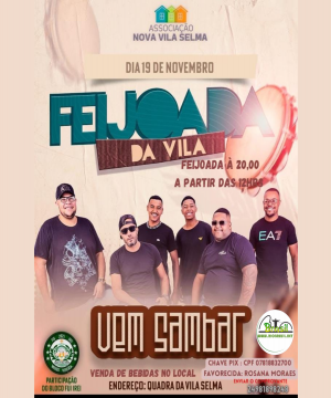 FEIJOADA DA VILA - GRUPO VEM SAMBAR E BLOCO FUI IREI