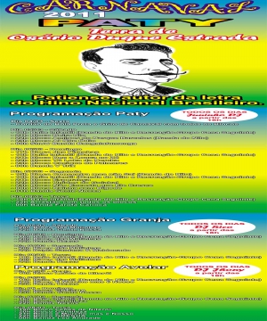 PROGRAMA��O DO CARNAVAL 2011 DE PATY DO ALFERES