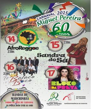 CARNAVAL 2015 MIGUEL PEREIRA - BLOCO DA PRETA
