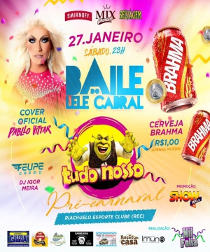 Pr�-Carnaval Do TUDO NOSSO 2018 com Cerveja a R$1,00