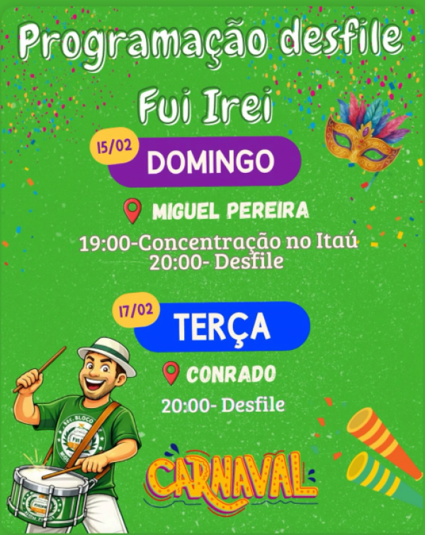 Carnaval do Bloco Fui Irei